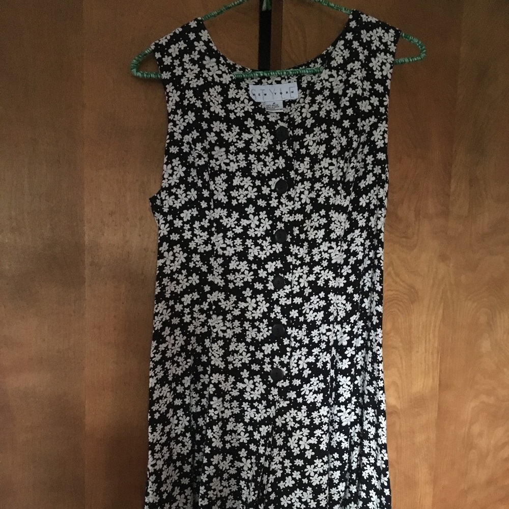 STYLE New York b&w floral romper